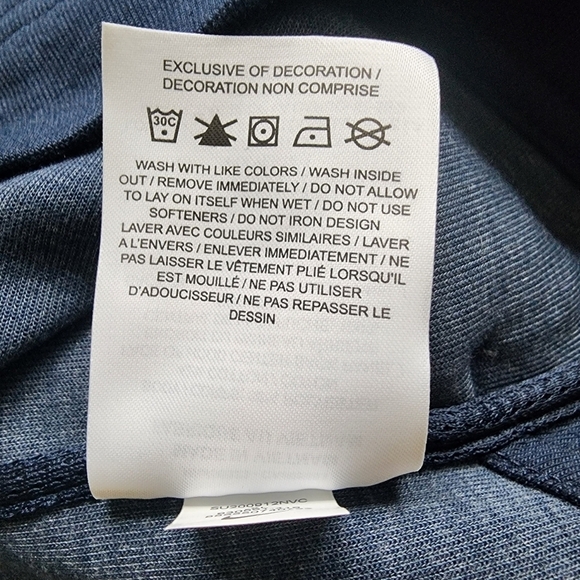 Nike Dry Showtime Fleece Blue Full-Zip Hoodie - XL - Picture 8 of 10